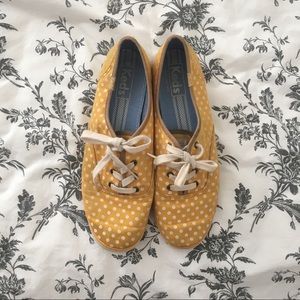Yellow Polka Dot Keds Shoes